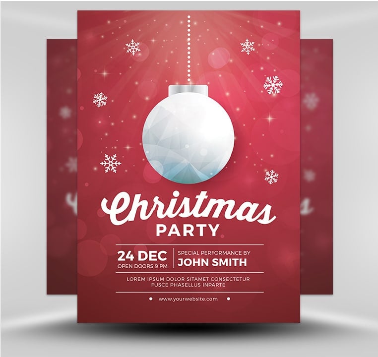 Simple Christmas Party Flyer