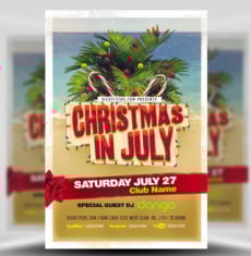 Christmas in July Flyer V2