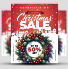 Christmas Sale Flyer 3