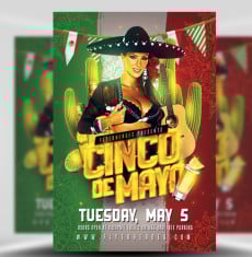 Cinco De Mayo Flyer PSD Template