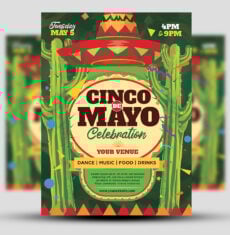 Cinco De Mayo Celebration Flyer 1