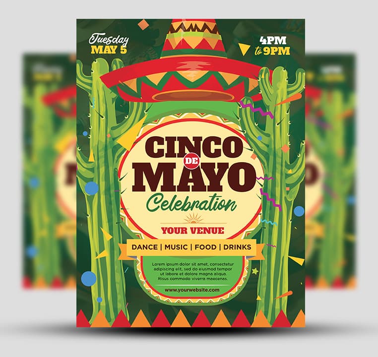 Cinco De Mayo Celebration Flyer 1