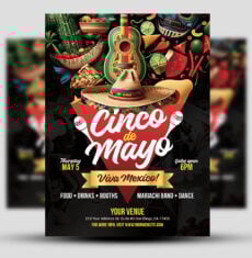 Cinco De Mayo Celebration Flyer 2