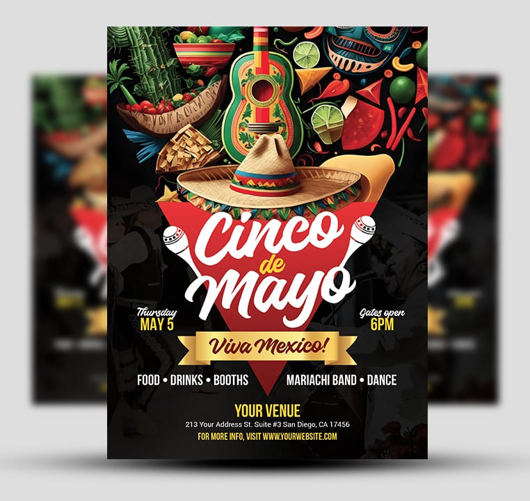 Cinco De Mayo Celebration Flyer 2