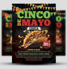 Cinco De Mayo Fiesta Flyer 1