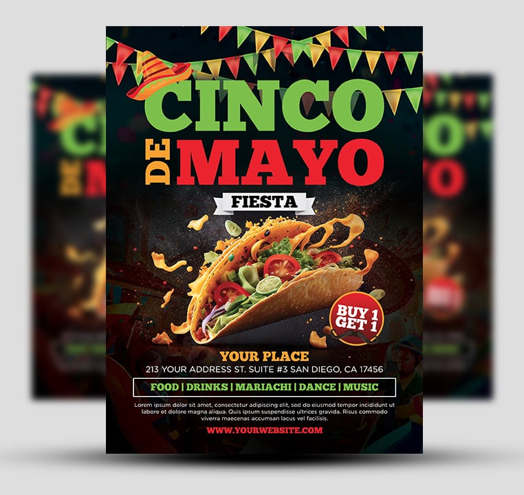 Cinco De Mayo Fiesta Flyer 1