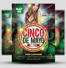 Cinco De Mayo Party Flyer 1