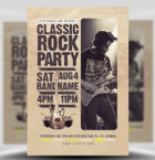 Classic Rock Bands Flyer