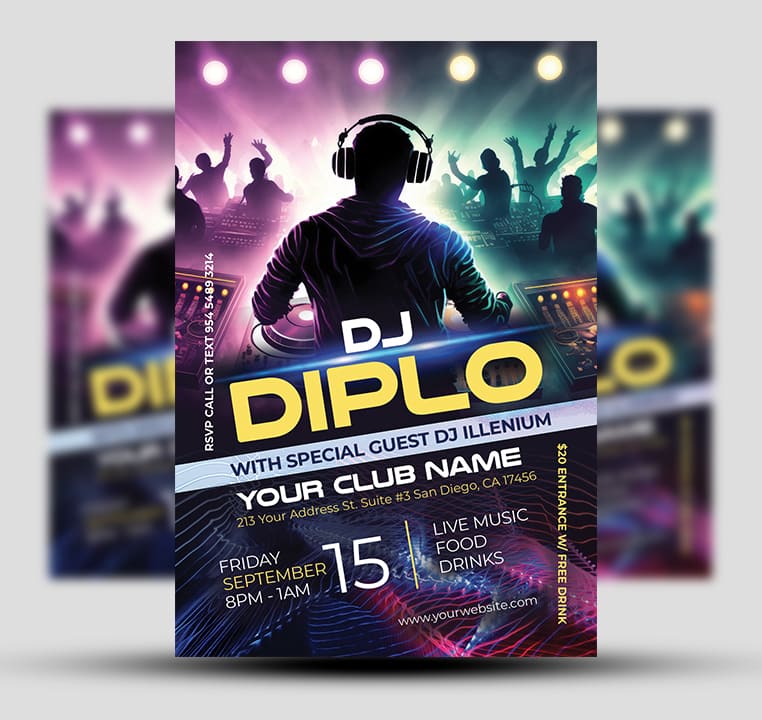 Club DJ Flyer 1