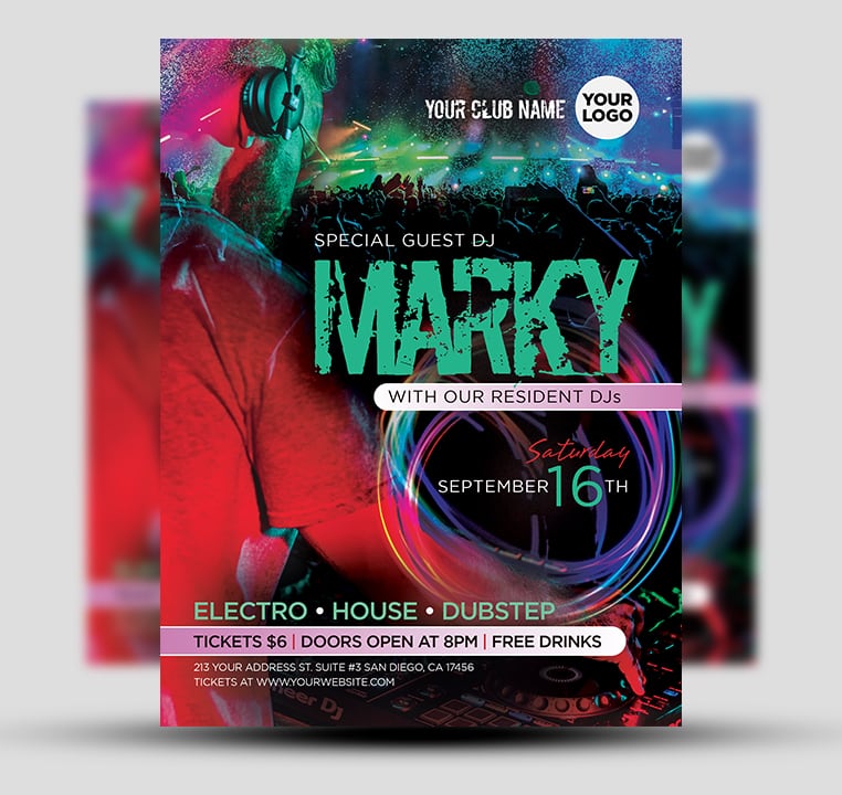 Club Featured DJ Flyer 4