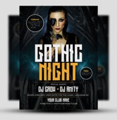 Club Gothic Night Flyer 1