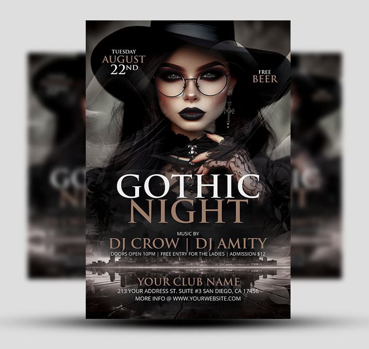 Club Gothic Night Flyer 2