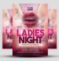 Club Ladies Night Flyer 12