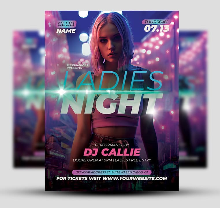Club Ladies Night Flyer 7