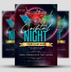Cocktail Night Flyer 1
