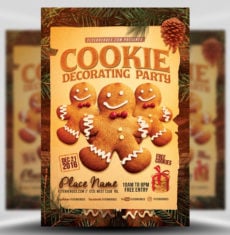 Cookie Decorating Party Flyer
