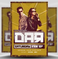 DAR DJ Flyer