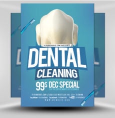 Dental Cleaning Flyer