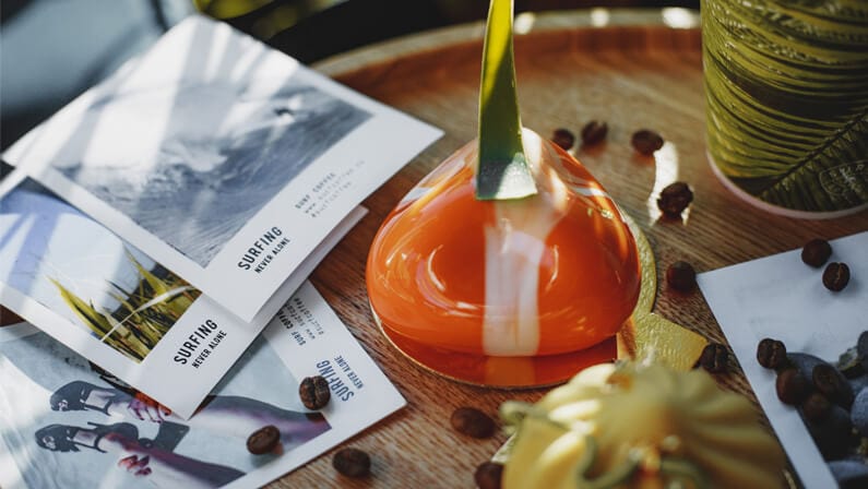 different flyers on the table