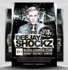 Shockz DJ Flyer