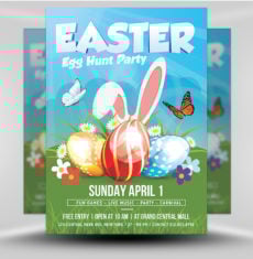 Easter Party Flyer