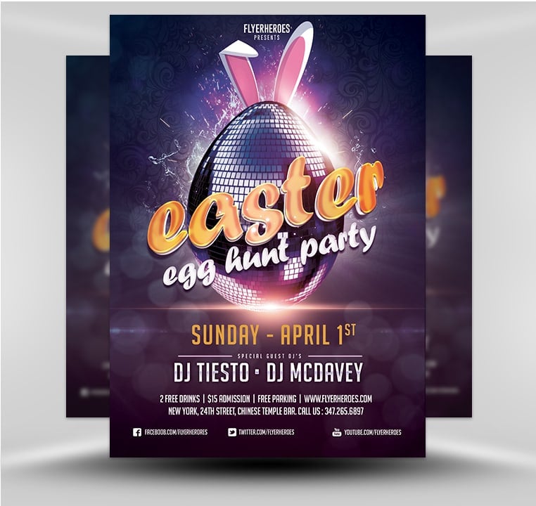 Easter Party Flyer v3