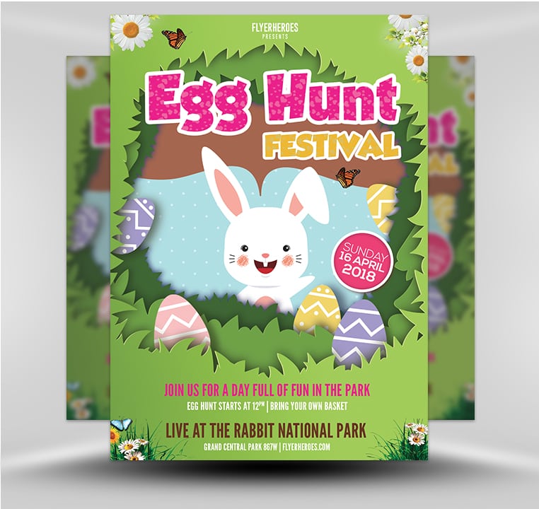 Easter Party Flyer 3B