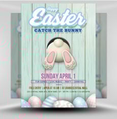 Easter Party Flyer v4