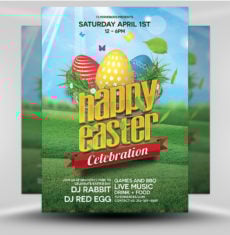 Easter Party Flyer v5