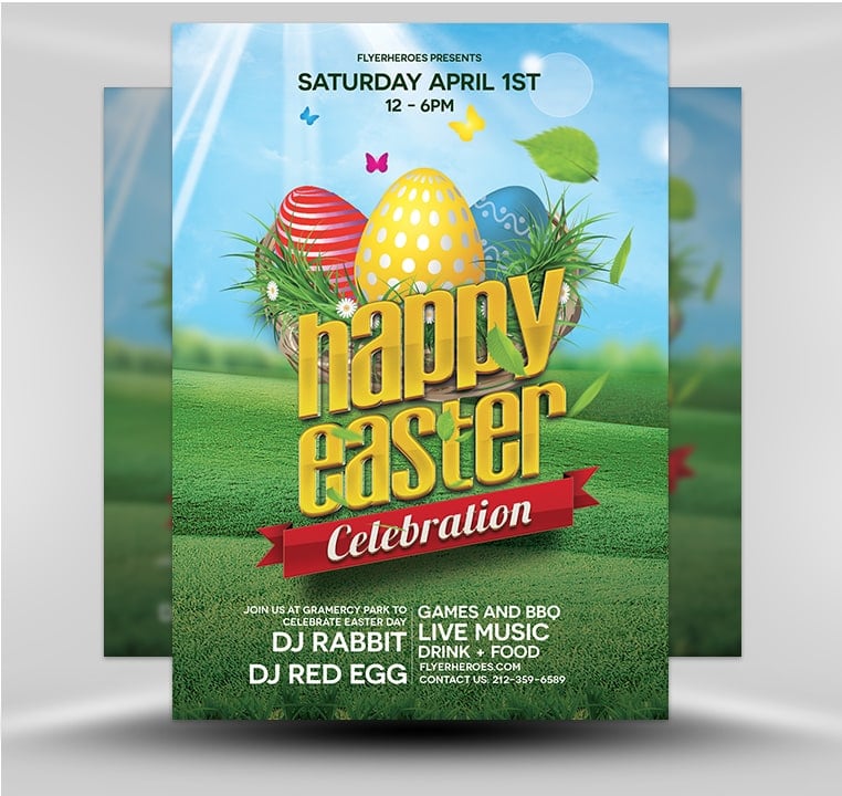 Easter Party Flyer v5