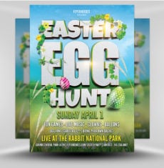 Easter Party Flyer Template v7