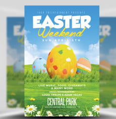 Easter Weekend Flyer