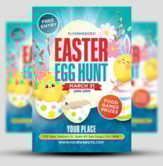 Easter Egg Hunt Flyer 1