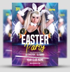 Easter Party Flyer 1