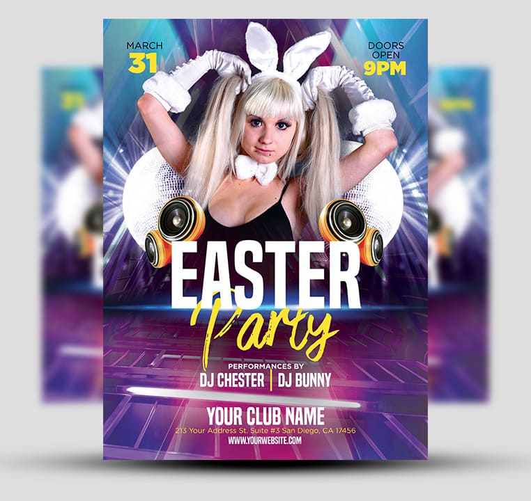 Easter Party Flyer 1