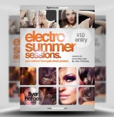 Electro Summer Sessions Free Flyer