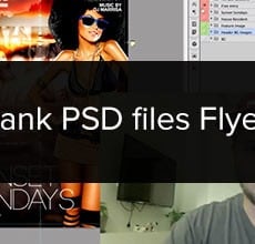 Why FlyerHeroes free flyers appear as “blank” or “empty” PSD files: