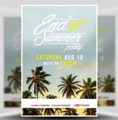 End of Summer Flyer