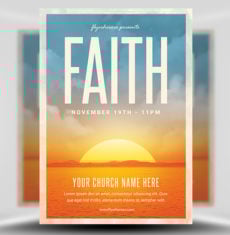 Faith Church Event Flyer