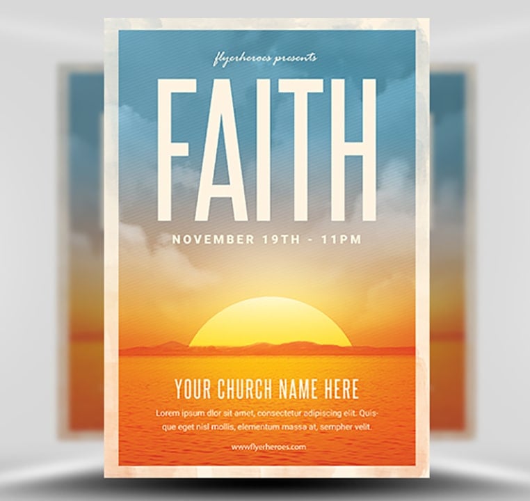 Faith Church Event Flyer