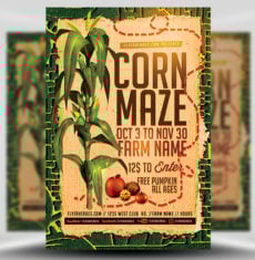 Fall Corn Maze Flyer