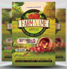 Apple Picking Flyer