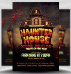 haunted house flyers 1