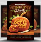 Fall Pumpkin Carving Flyer