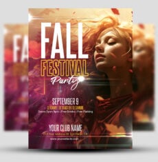 Fall Festival Party Flyer 1