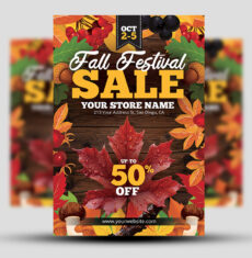 Fall Festival Sale Flyer 1