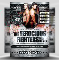 Ferocious Fighters Flyer