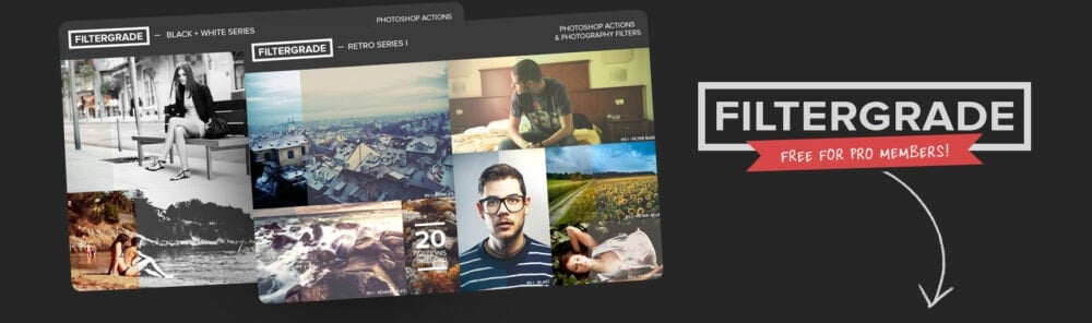 Free Photography Actions for PRO Members by FilterGrade