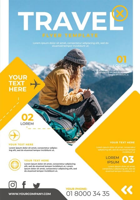 flyer template sample