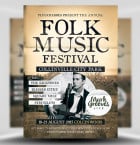 Folk Music Flyer